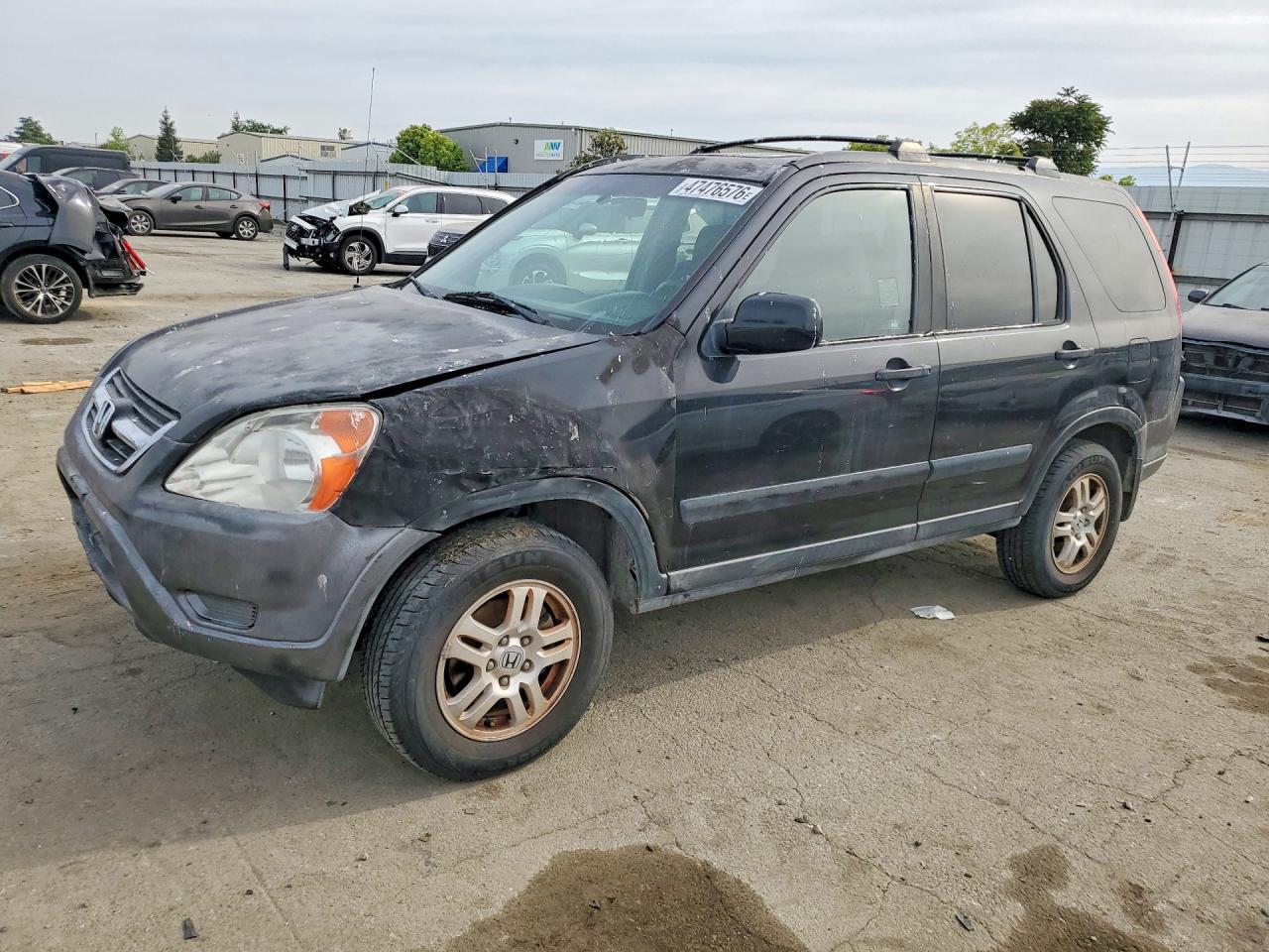 2002 Honda Crv VIN JHLRD77802C053107 photo 1
