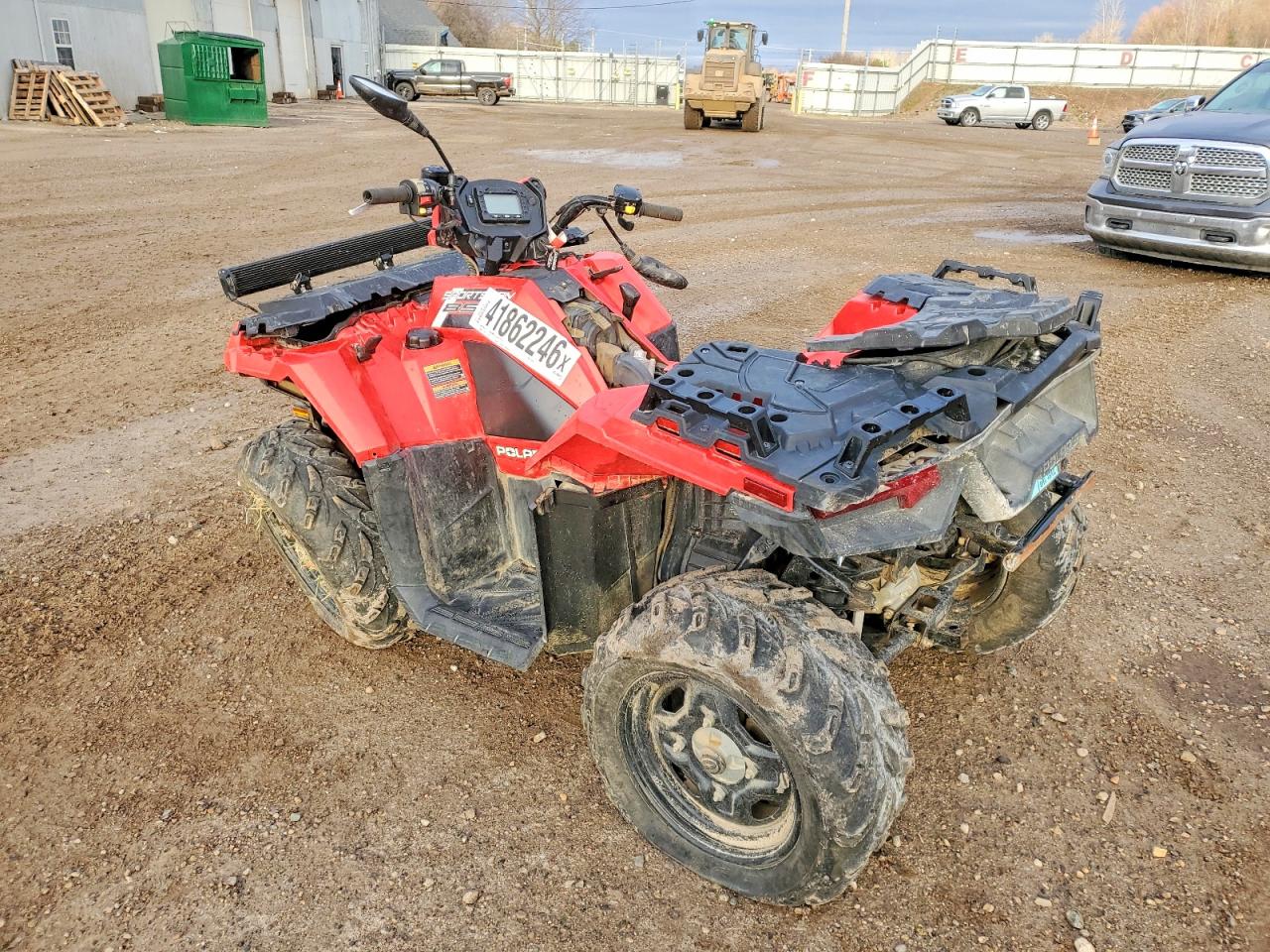 2018 Polaris Atv VIN 4XASXA856JB137256 photo 3