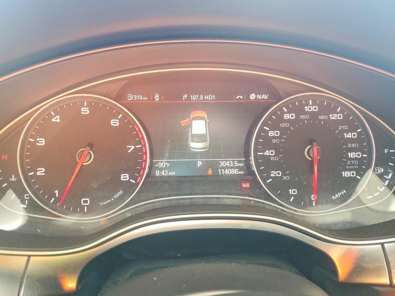 2013 AUDI A6 VIN WAUGGAFC5DN063974 photo 9