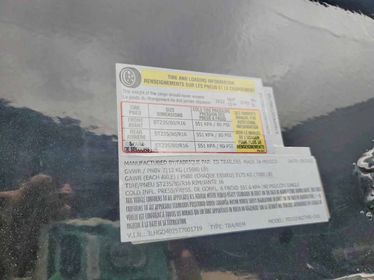 2026 ED 16x84 VIN 3LHGD4025T7001719 photo 10