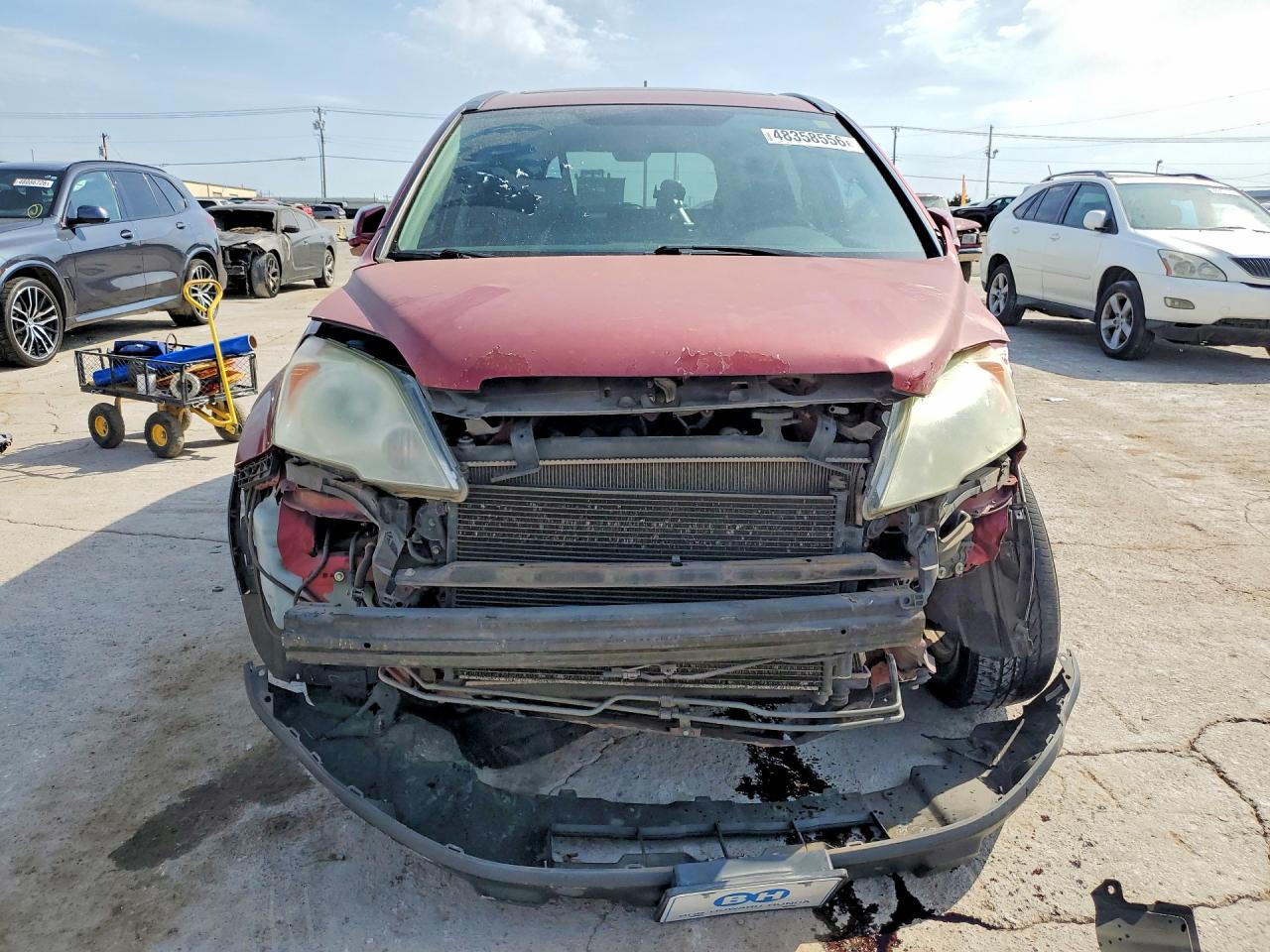 2008 Honda Crv VIN 5J6RE387X8L010602 photo 5