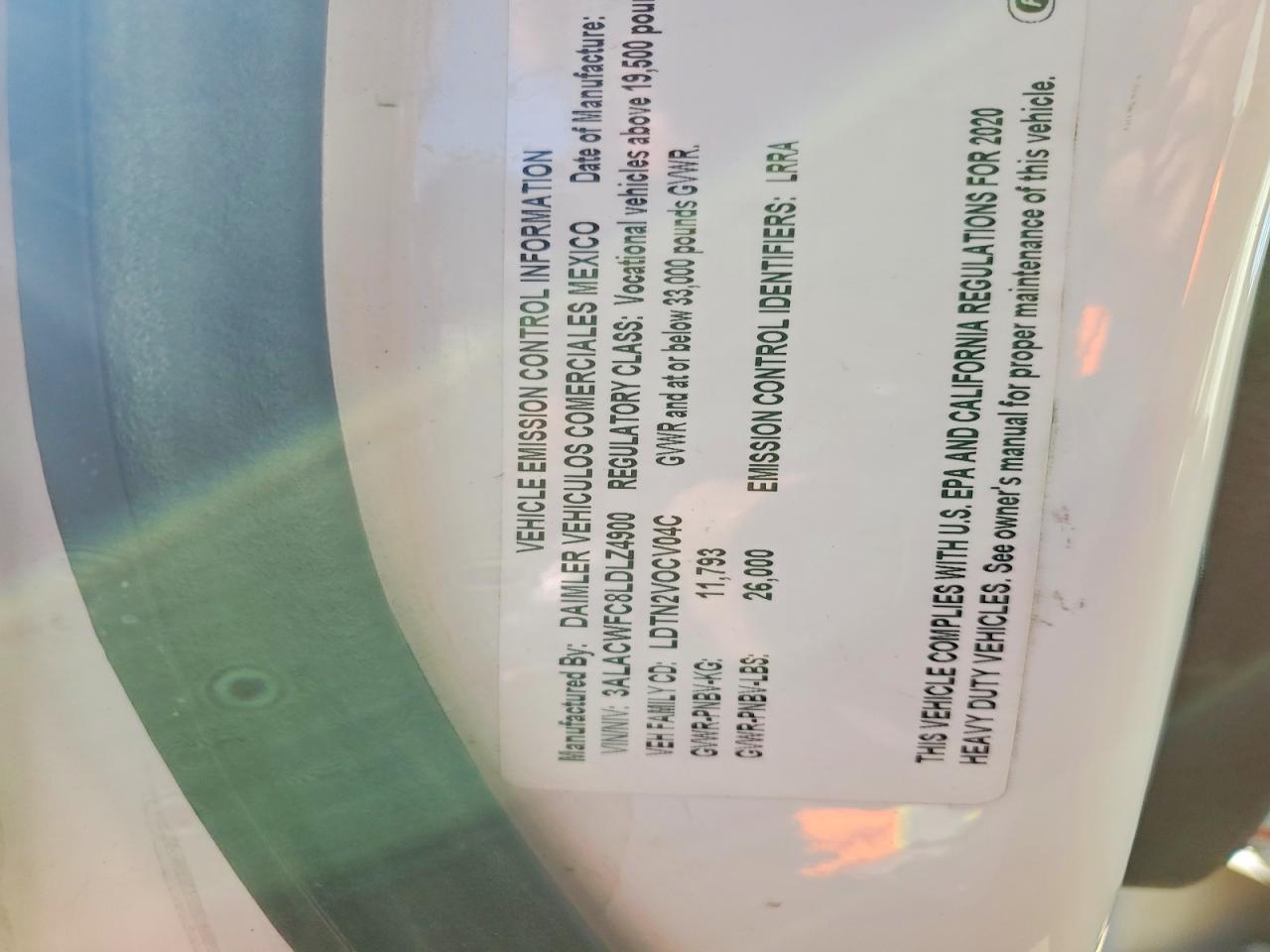 2020 FREIGHTLINER All other VIN 3ALACWFC8LDLZ4900 photo 10