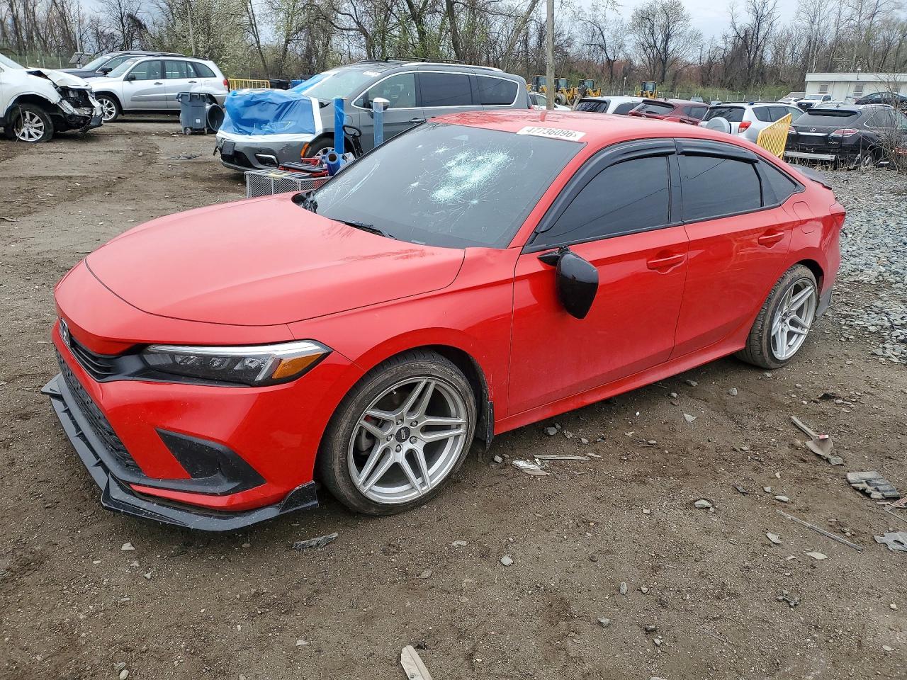 2022 Civic VIN 2HGFE2F56NH554268 photo 1