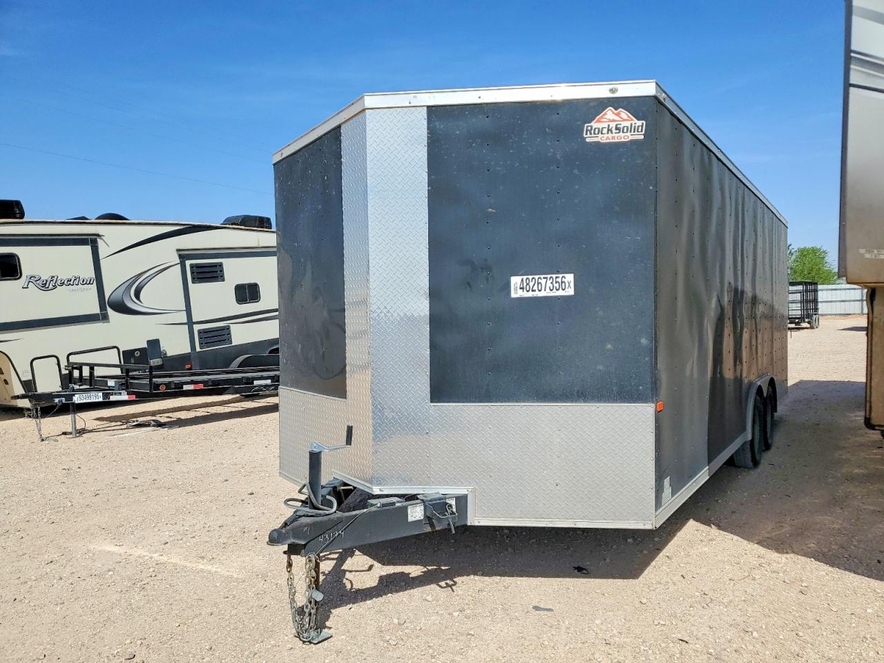 2022 ROCK SOLID CARGO 8.5X20CH ENCLOSED CARGO TRAILER VIN 7H2BE202XND043174 photo 2