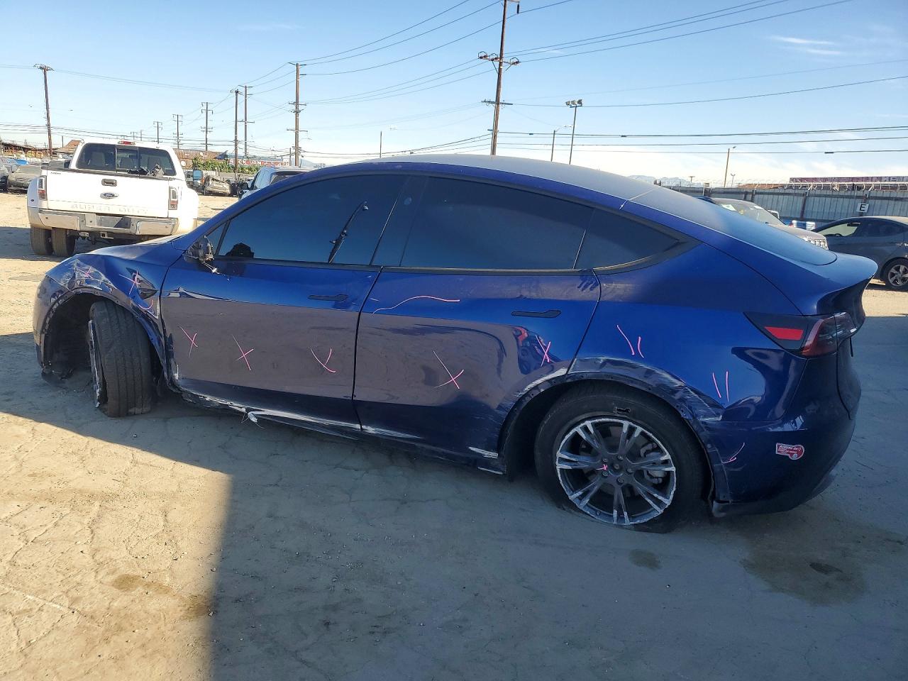 2024 Tesla Model y VIN 7SAYGDED7RF120574 photo 2