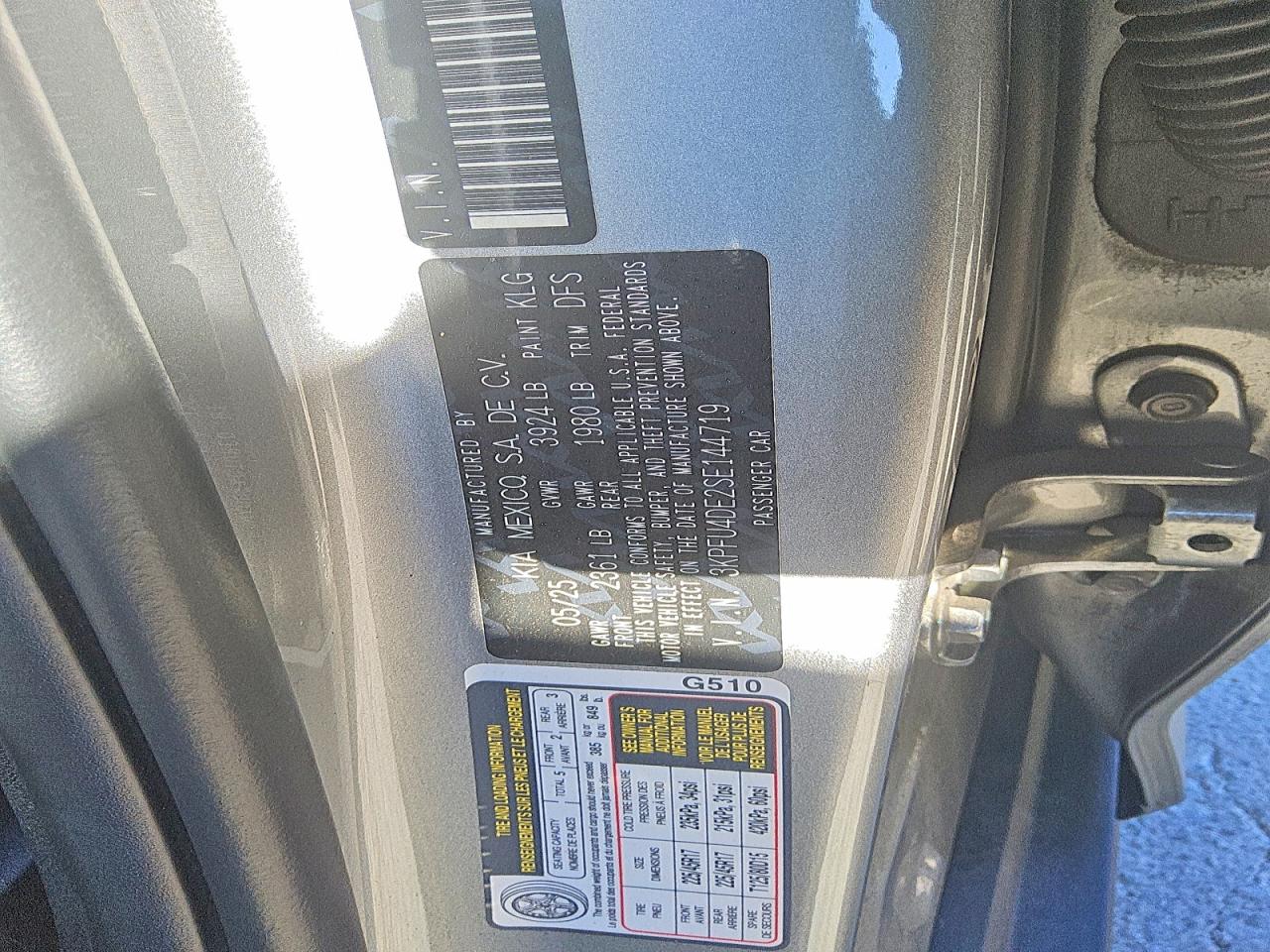 2025 Kia All other VIN 3KPFU4DE2SE144719 photo 12
