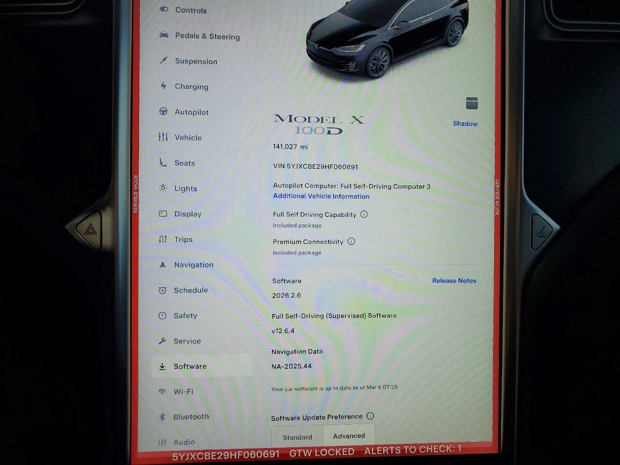 2017 Tesla Model x VIN 5YJXCBE29HF060691 photo 9