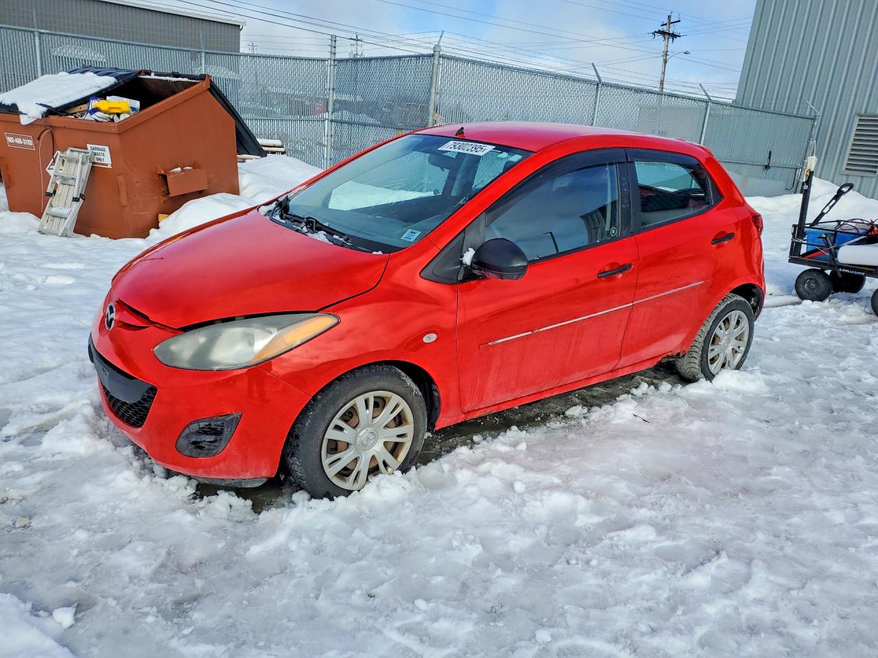 2012 MAZDA 2 VIN JM1DE1KY5C0134583 photo 1