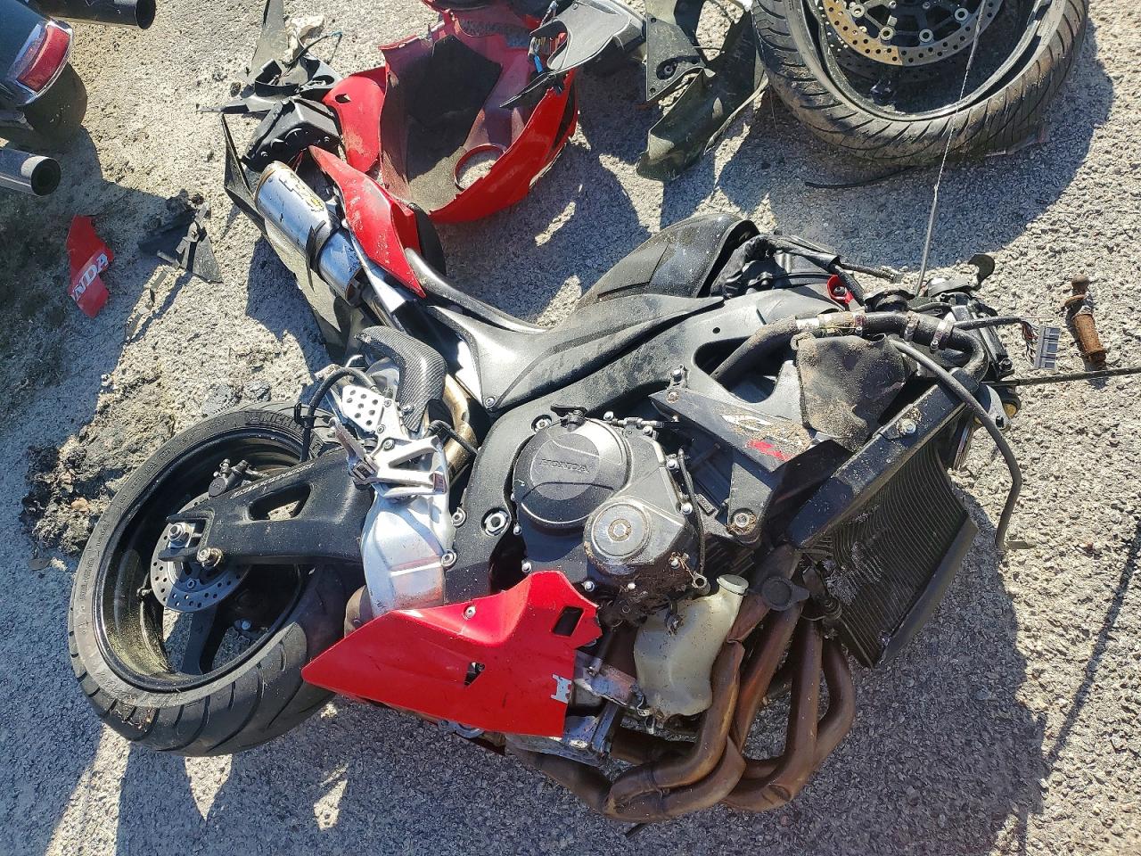 2008 Honda Cbr cycle VIN JH2PC40058M100782 photo 1