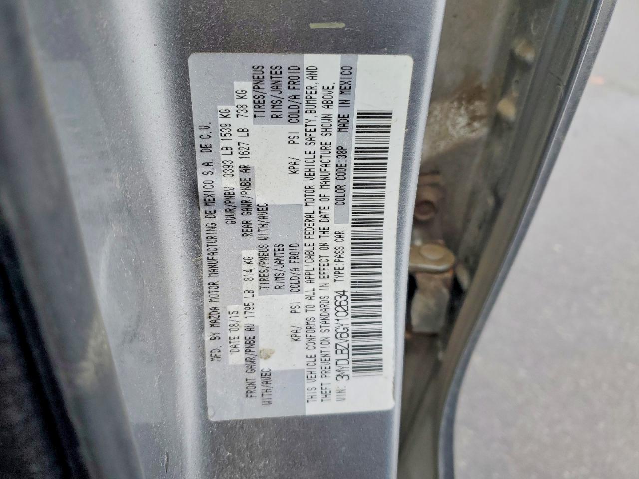 2016 Scion Ia base VIN 3MYDLBZV6GY102634 photo 12