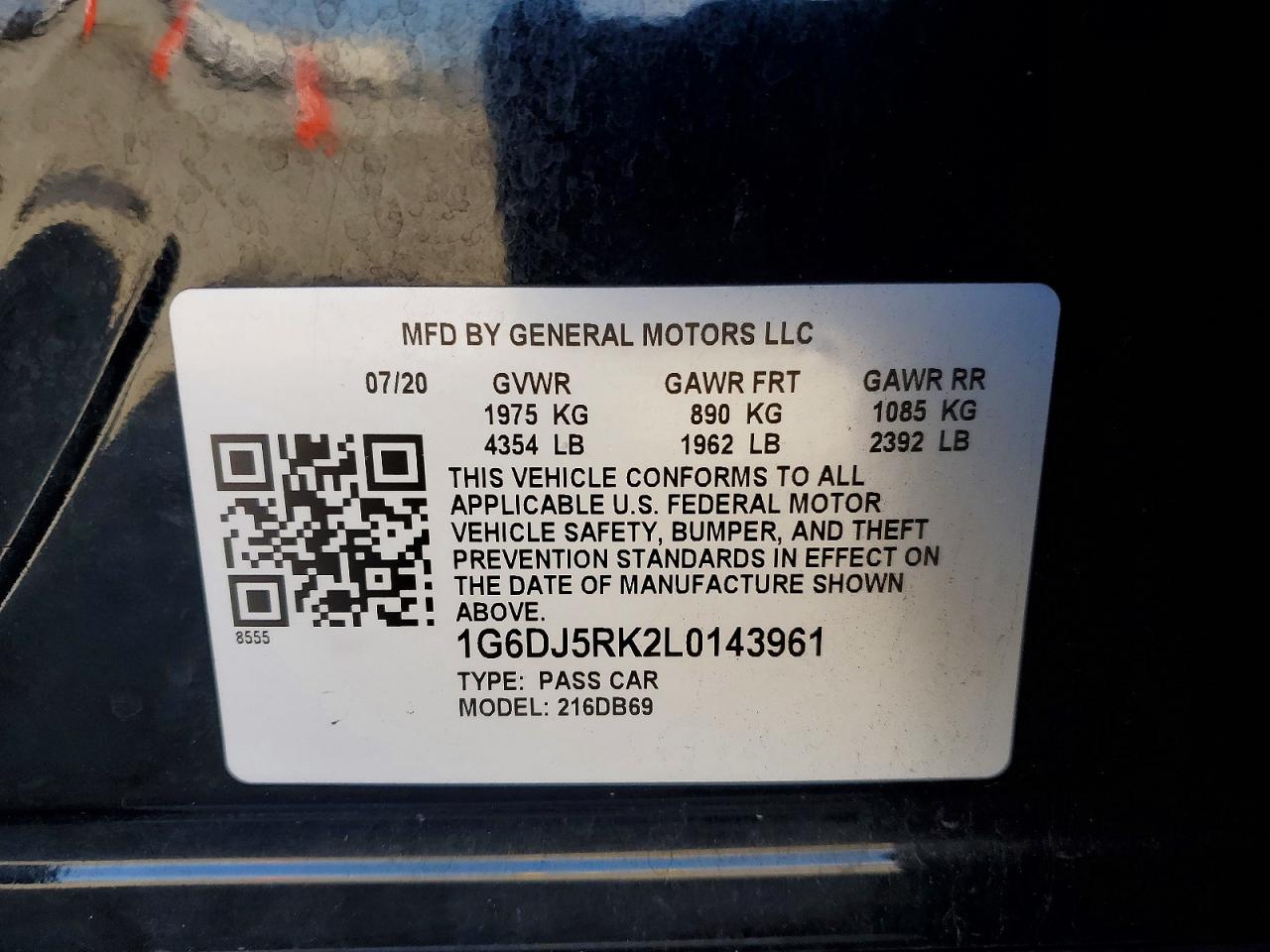 2020 Cadillac Ct4 VIN 1G6DJ5RK2L0143961 photo 12