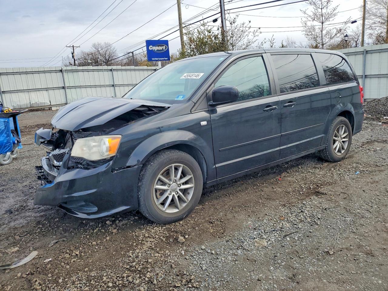 2014 Dodge Caravan VIN 2C4RDGBG4ER223055 photo 1