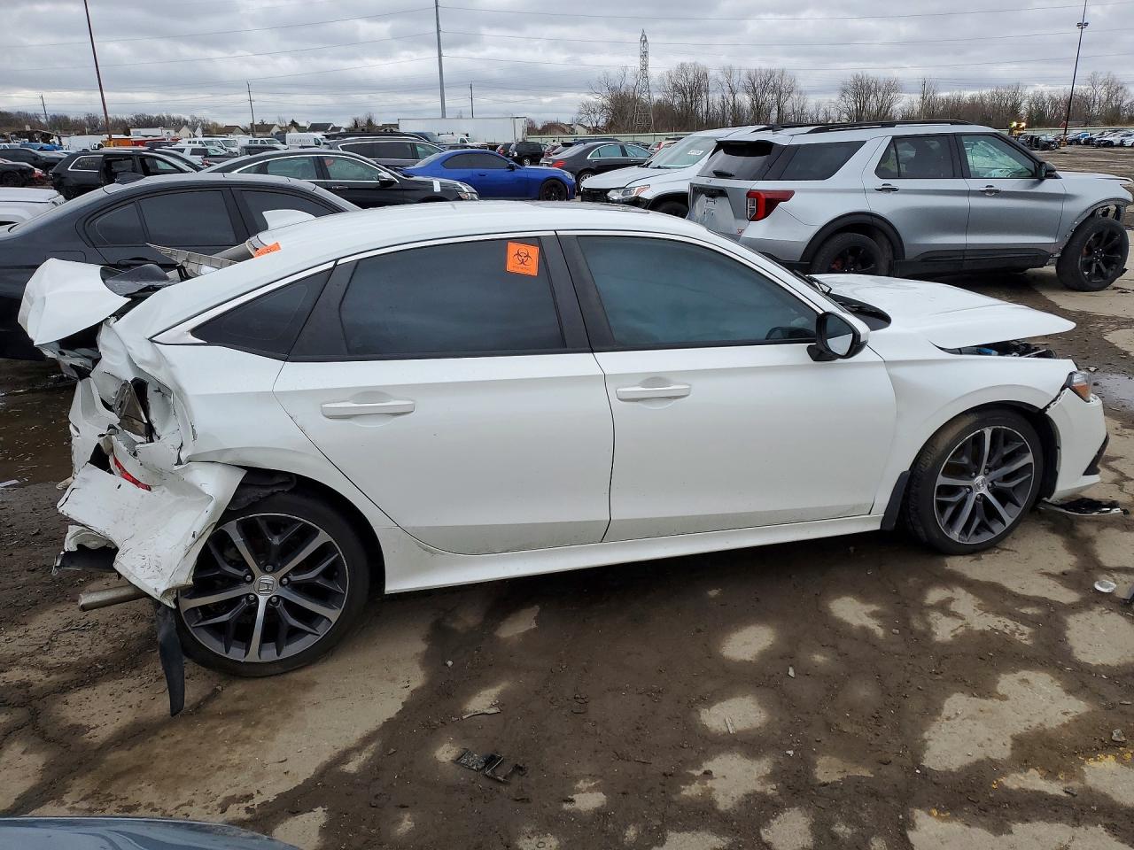 2022 HOND Civic VIN 2HGFE1F9XNH314735 photo 3