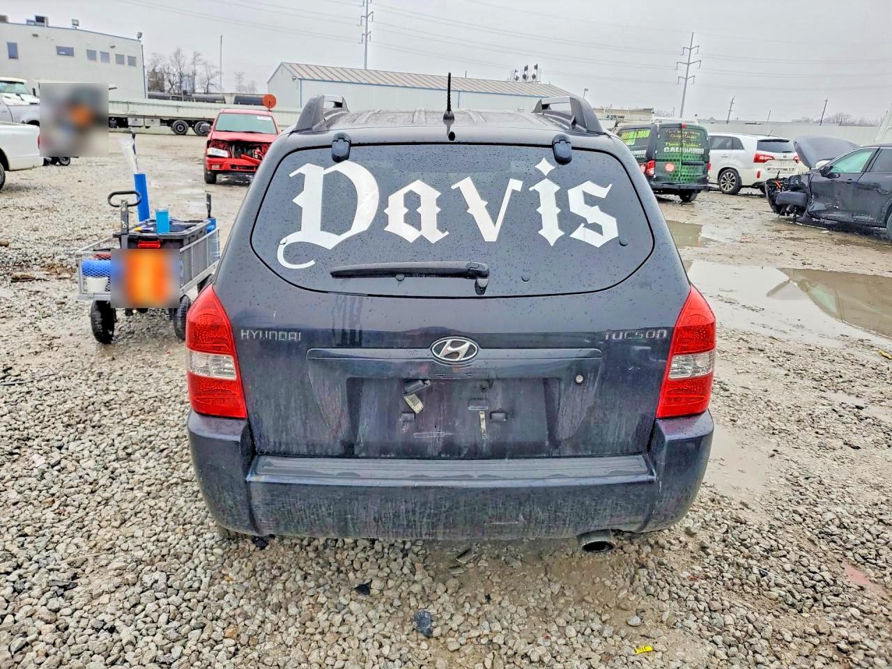 2007 Hyundai Tucson VIN KM8JM12B17U489911 photo 6