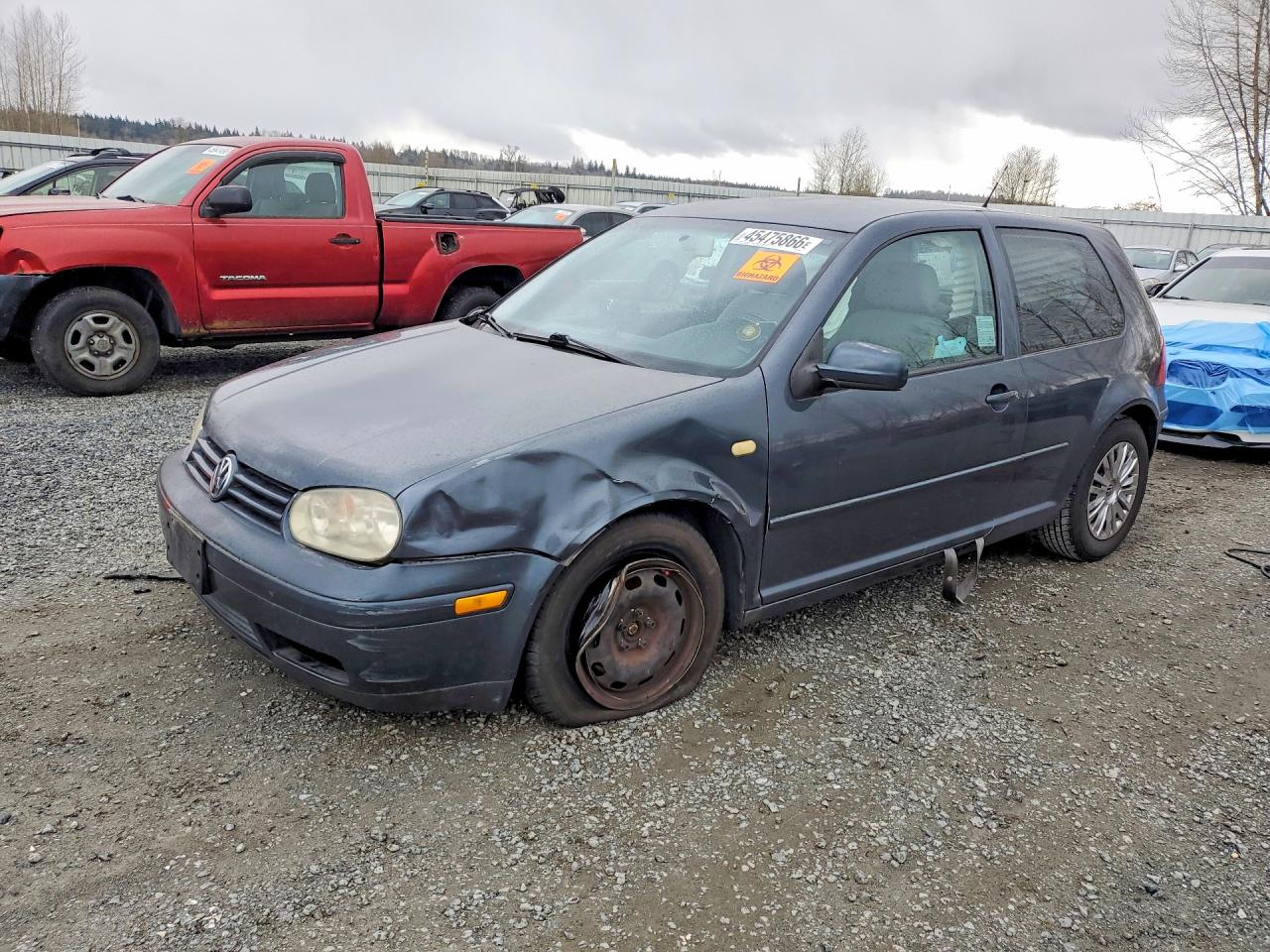 2004 Volkswagen Golf VIN 9BWBL61J944005597 photo 1