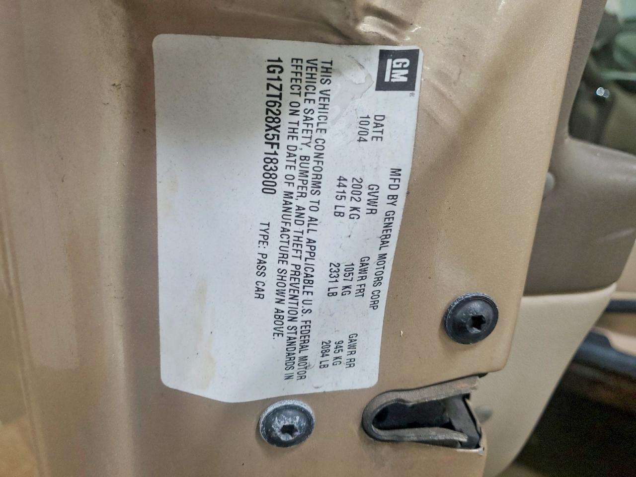 2005 Chevrolet Malibu VIN 1G1ZT628X5F183800 photo 12