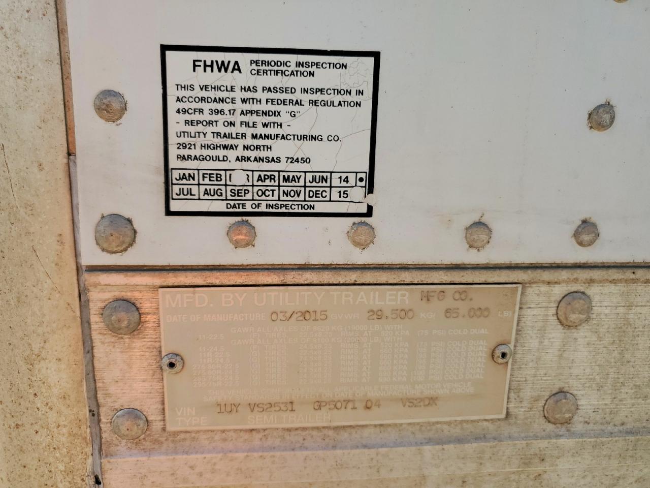 2016 UTILITY Trailer VIN 1UYVS2531GP507104 photo 10