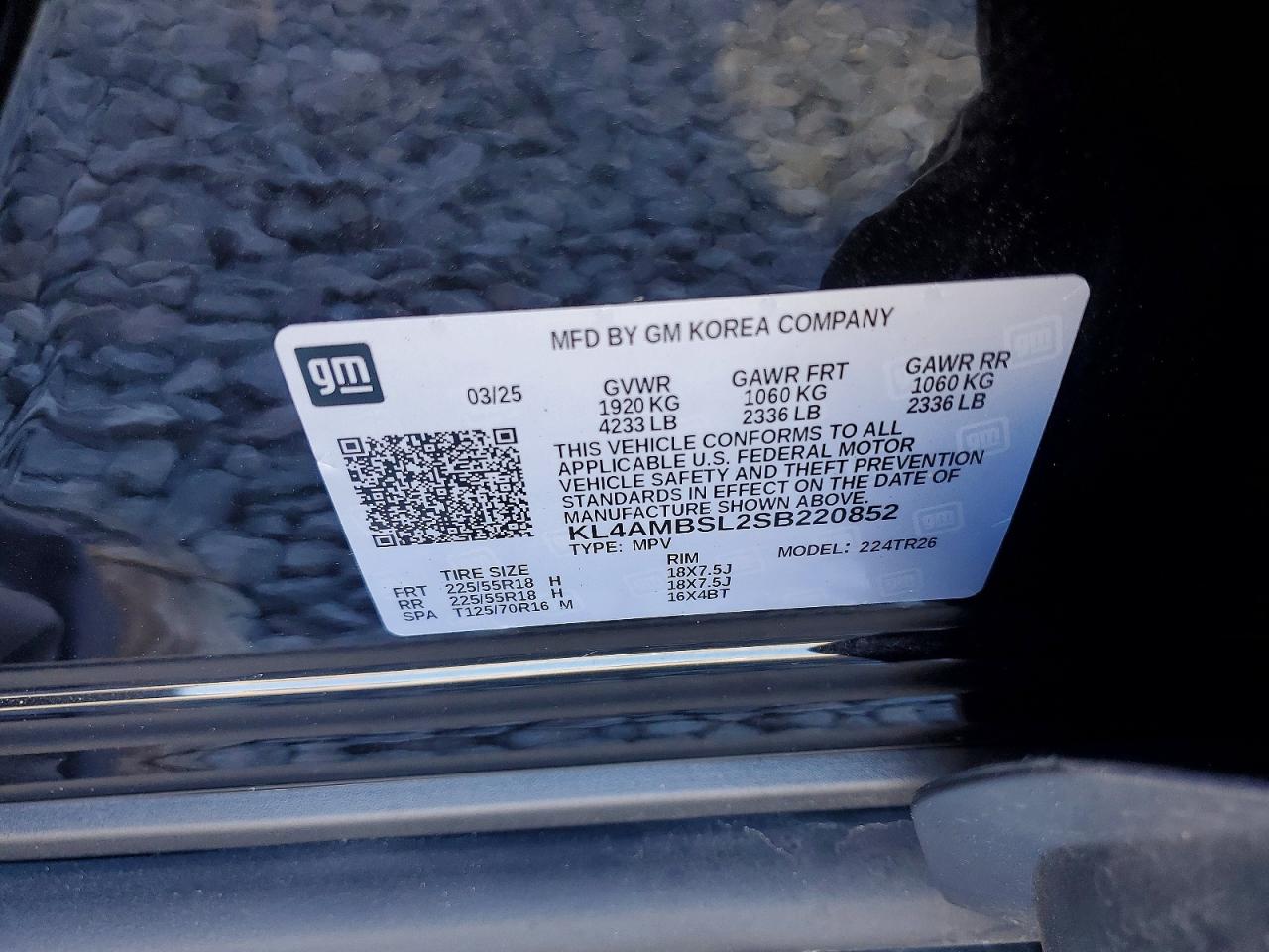 2025 Buick Encore VIN KL4AMBSL2SB220852 photo 12