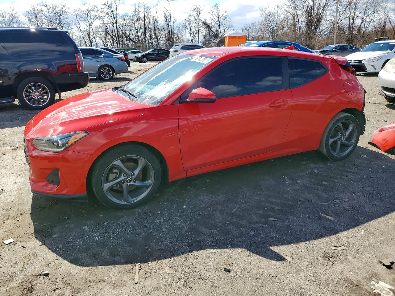 2019 Hyundai Veloster VIN KMHTG6AF7KU011082 photo 1