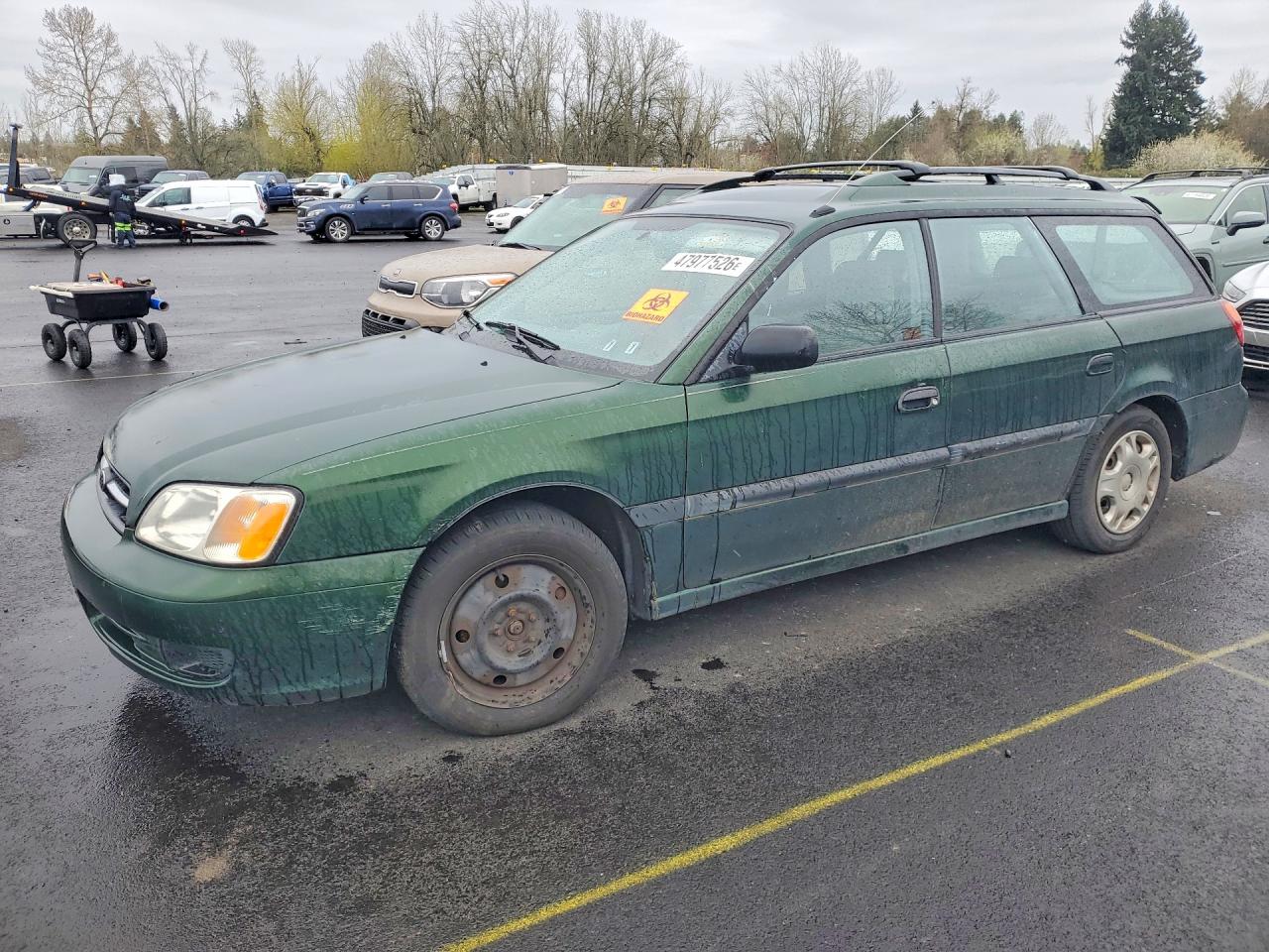 2000 Subaru LEGACY VIN 4S3BH6350Y7301933 photo 1