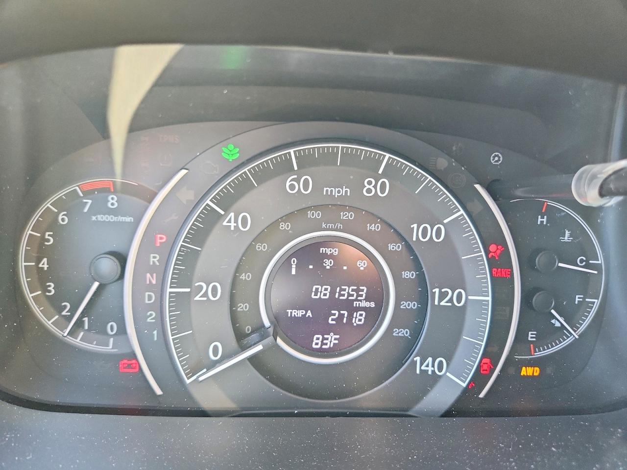 2013 Honda Crv VIN 2HKRM4H38DH694284 photo 9
