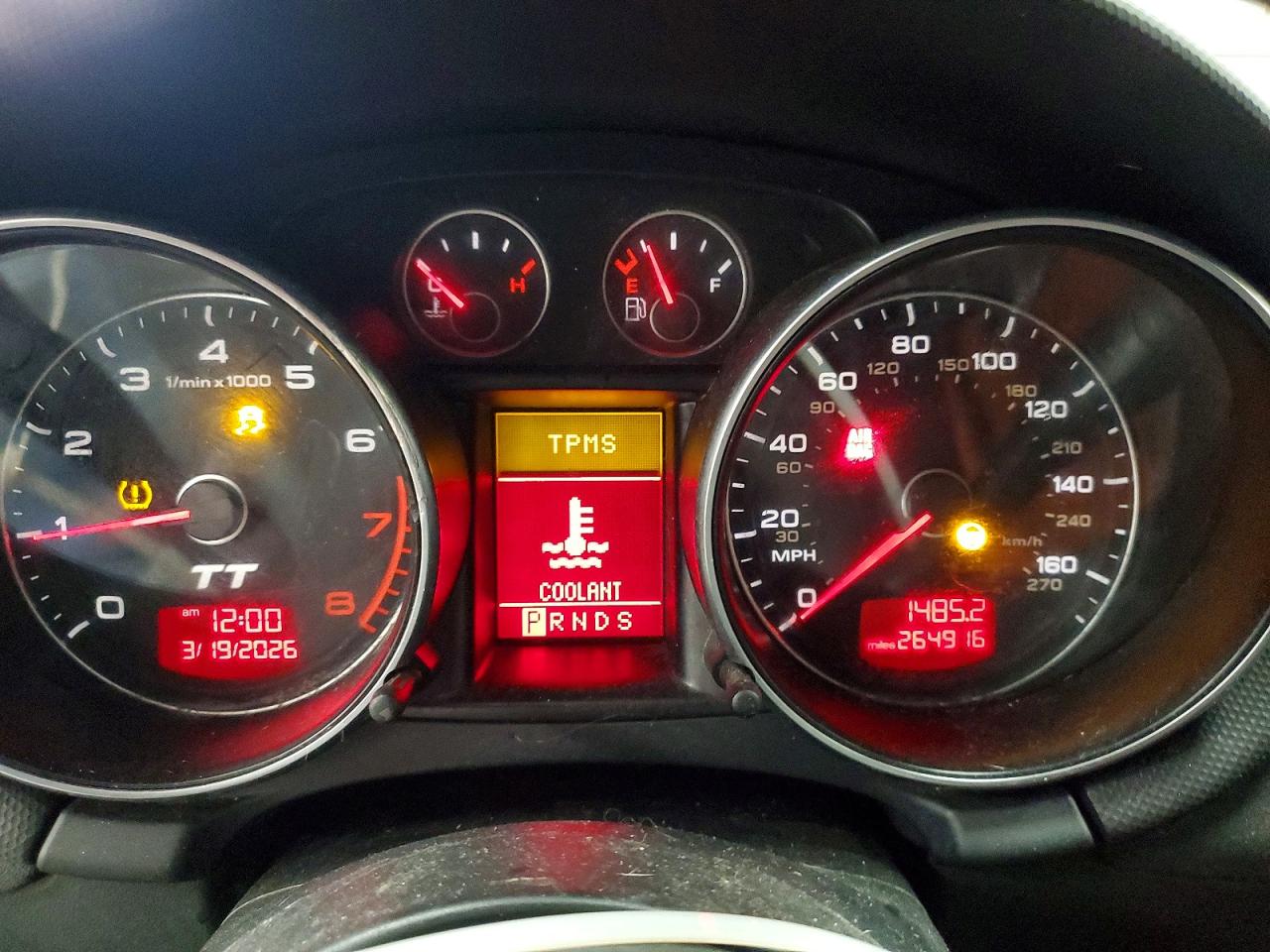 2008 Audi Tt VIN TRUAF38J081003185 photo 9