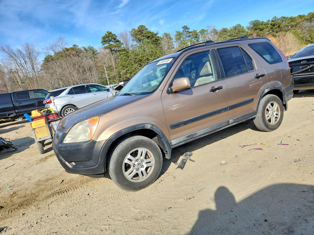 2002 Honda Crv VIN JHLRD78862C001608 photo 1