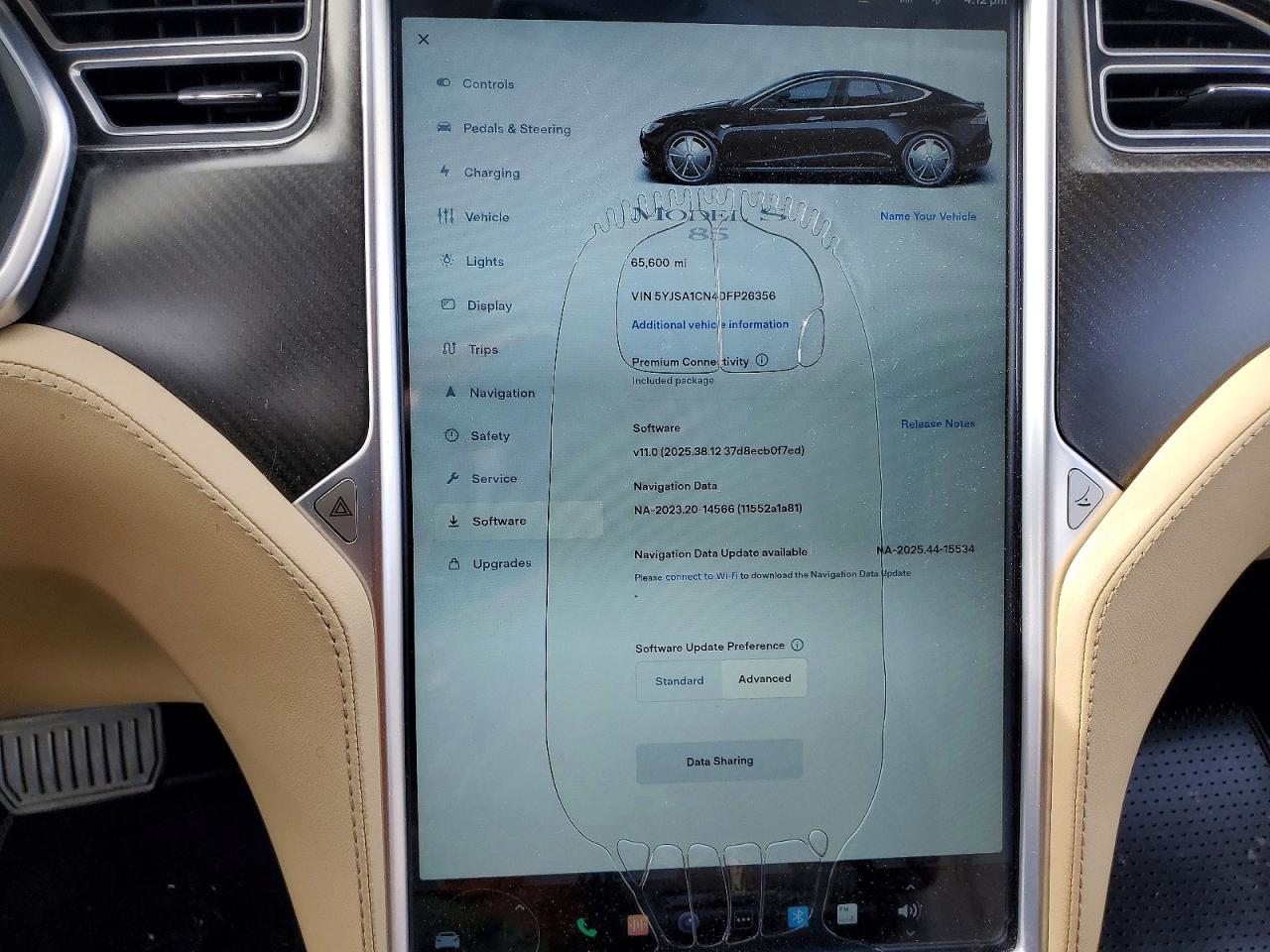 2013 Tesla Model s VIN 5YJSA1CN4DFP26356 photo 9