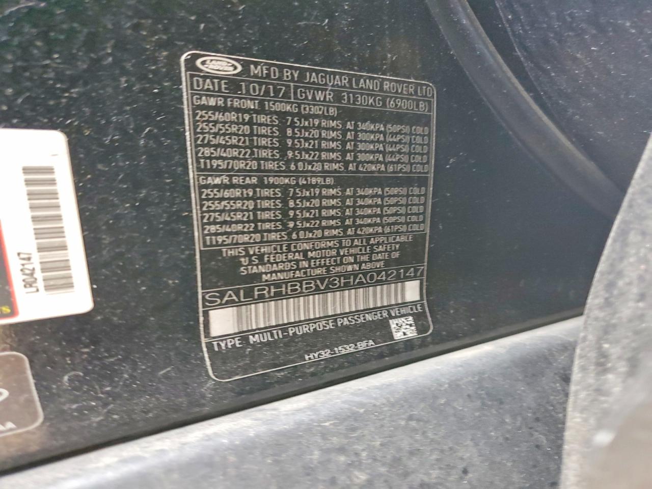 2017 Land Discovery VIN SALRHBBV3HA042147 photo 12