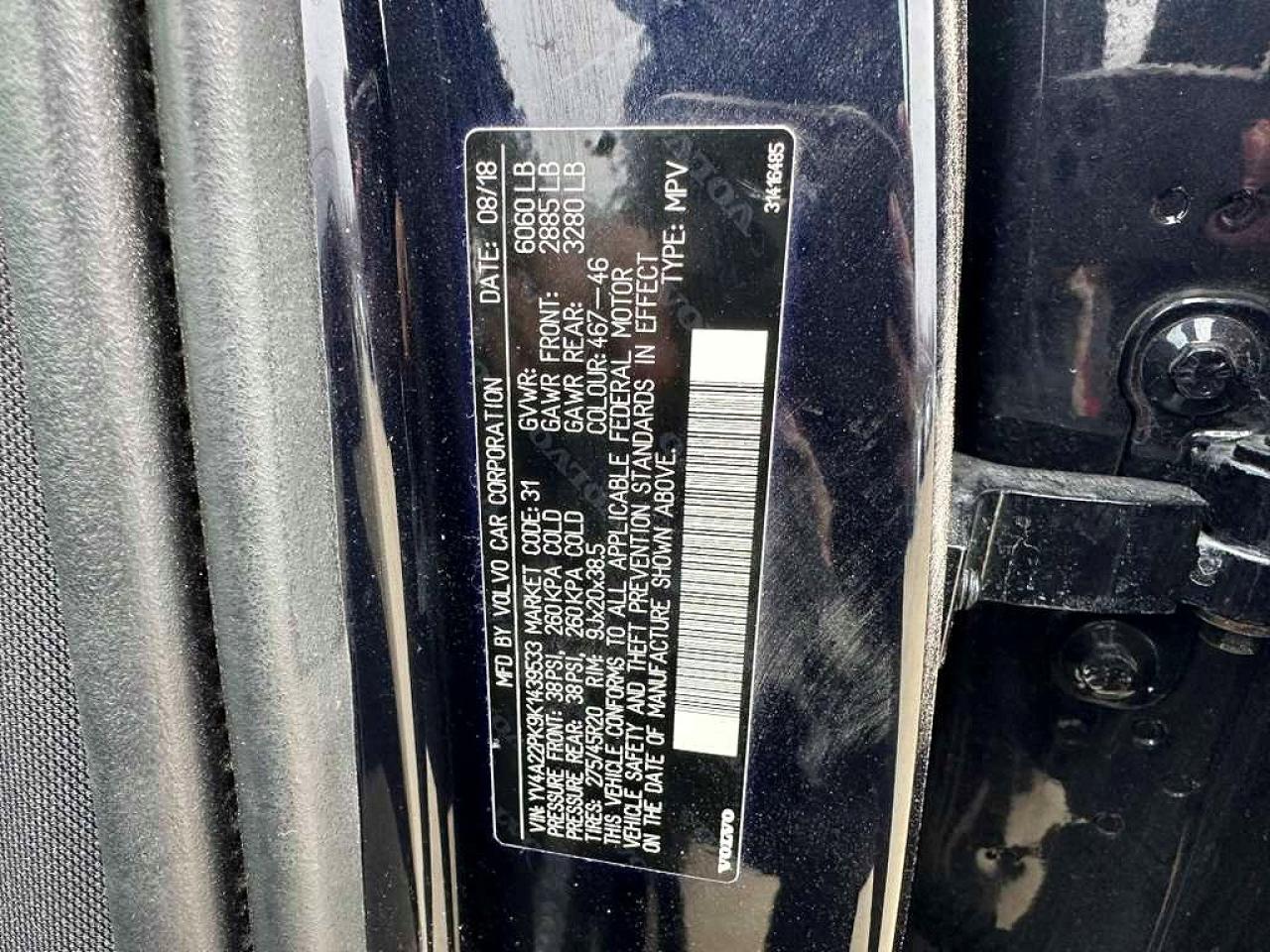 2019 Volvo Xc90 VIN YV4A22PK9K1439533 photo 10