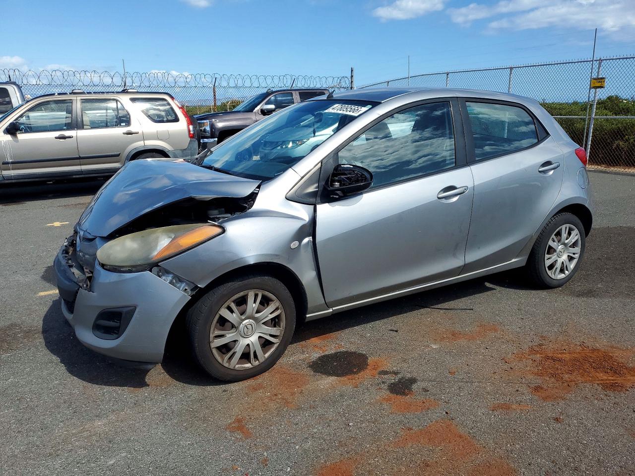 2012 Mazda 2 VIN JM1DE1KY8C0144671 photo 1