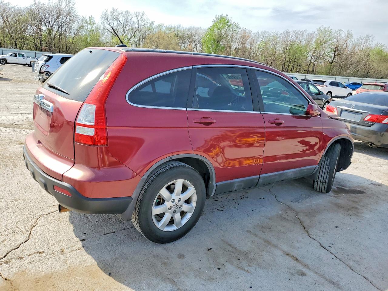 2008 Honda Crv VIN 5J6RE387X8L010602 photo 3