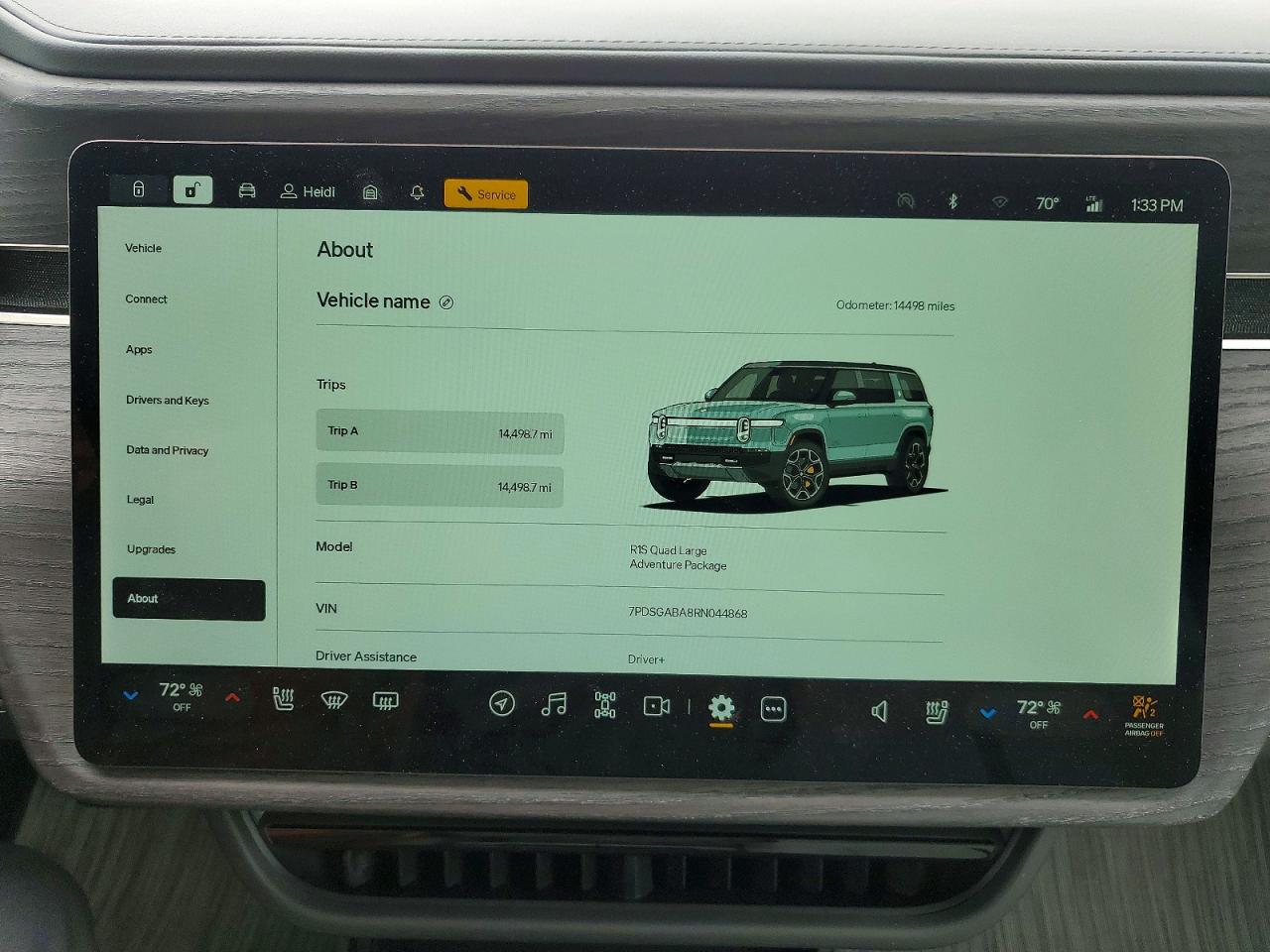 2024 Rivian Ris VIN 7PDSGABA8RN044868 photo 9