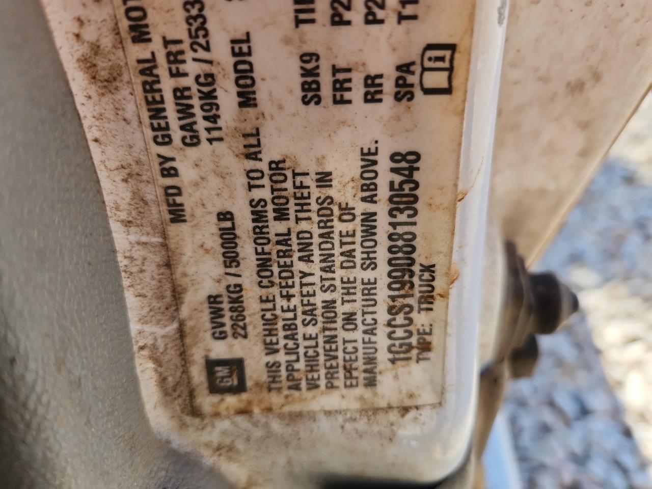 2008 Chevrolet Colorado VIN 1GCCS199088130548 photo 12