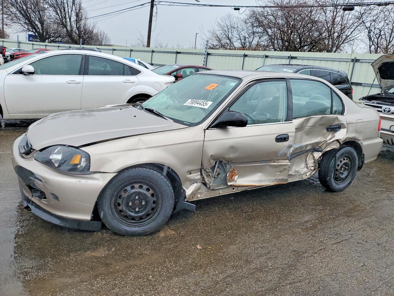 2000 Honda Civic VIN 1HGEJ6578YL034792 photo 1