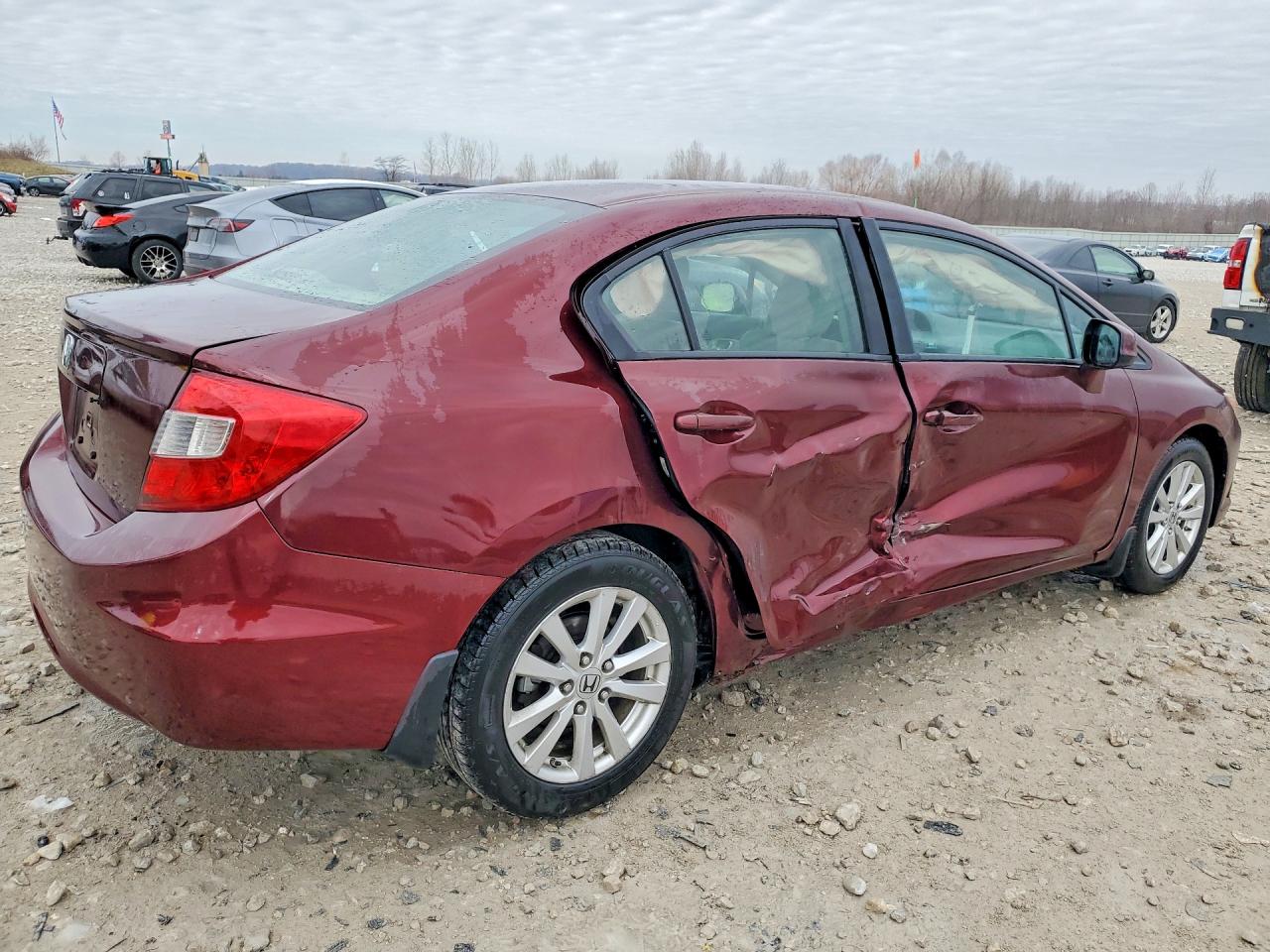 2012 Honda Civic VIN 19XFB2F96CE030590 photo 3