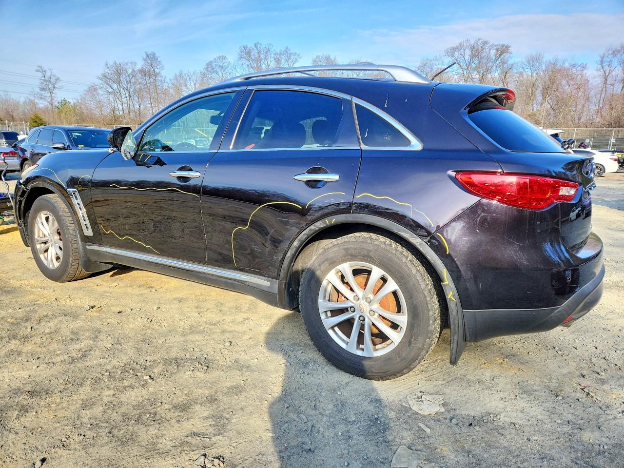 2012 Infiniti Fx35 VIN JN8AS1MW2CM154648 photo 2