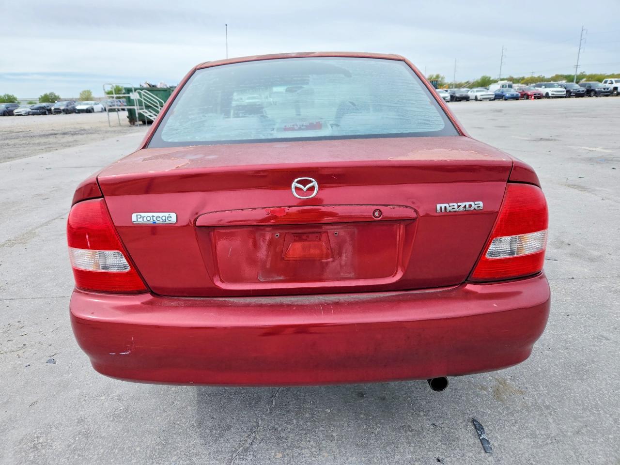 1999 Mazda Protege VIN JM1BJ2216X0183504 photo 6