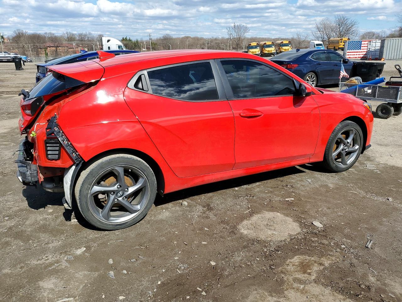 2019 Hyundai Veloster VIN KMHTG6AF7KU011082 photo 3