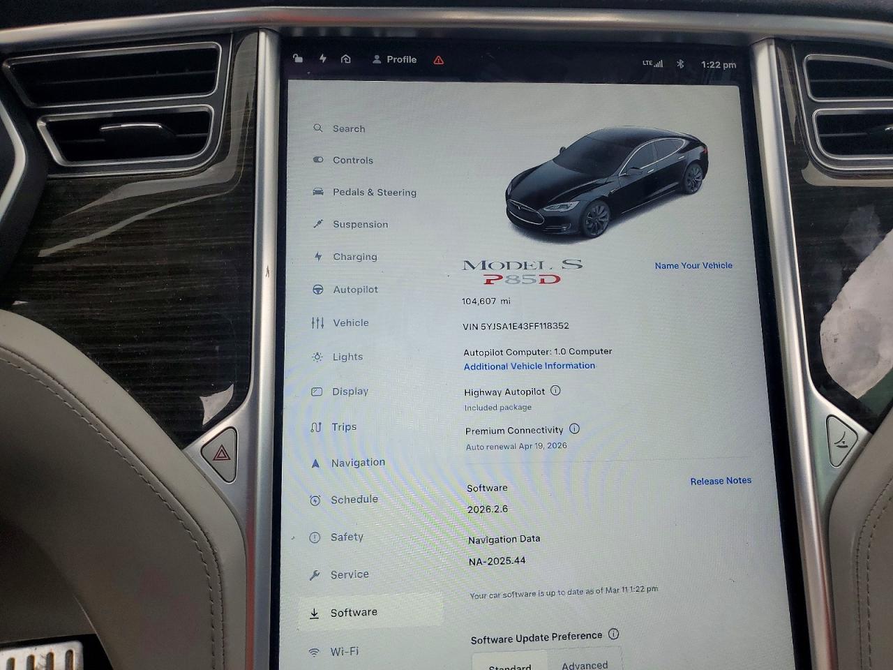 2015 Tesla Model s VIN 5YJSA1E43FF118352 photo 9