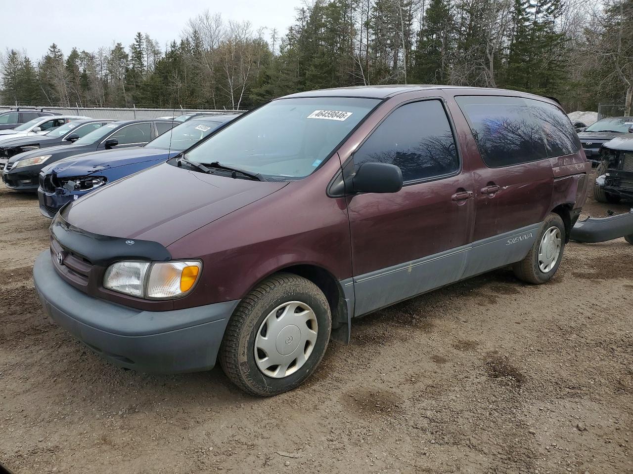2000 Toyota Sienna VIN 4T3ZF19C6YU236443 photo 1