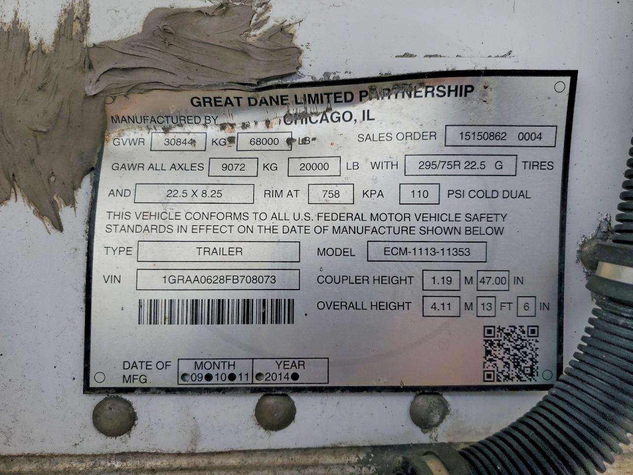 2015 GREAT All models VIN 1GRAA0628FB708073 photo 10