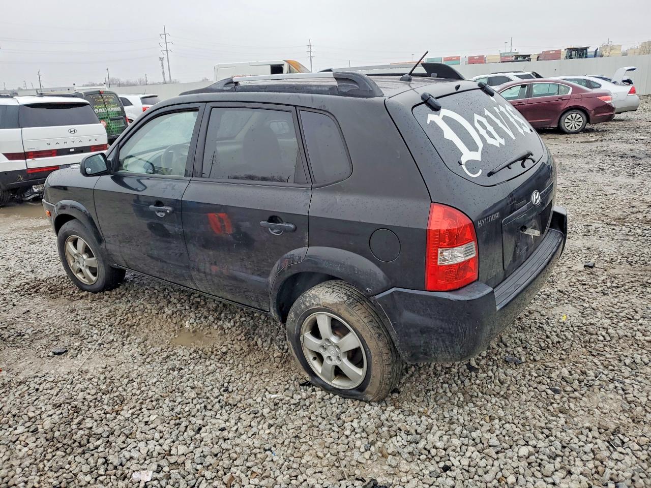 2007 Hyundai Tucson VIN KM8JM12B17U489911 photo 2