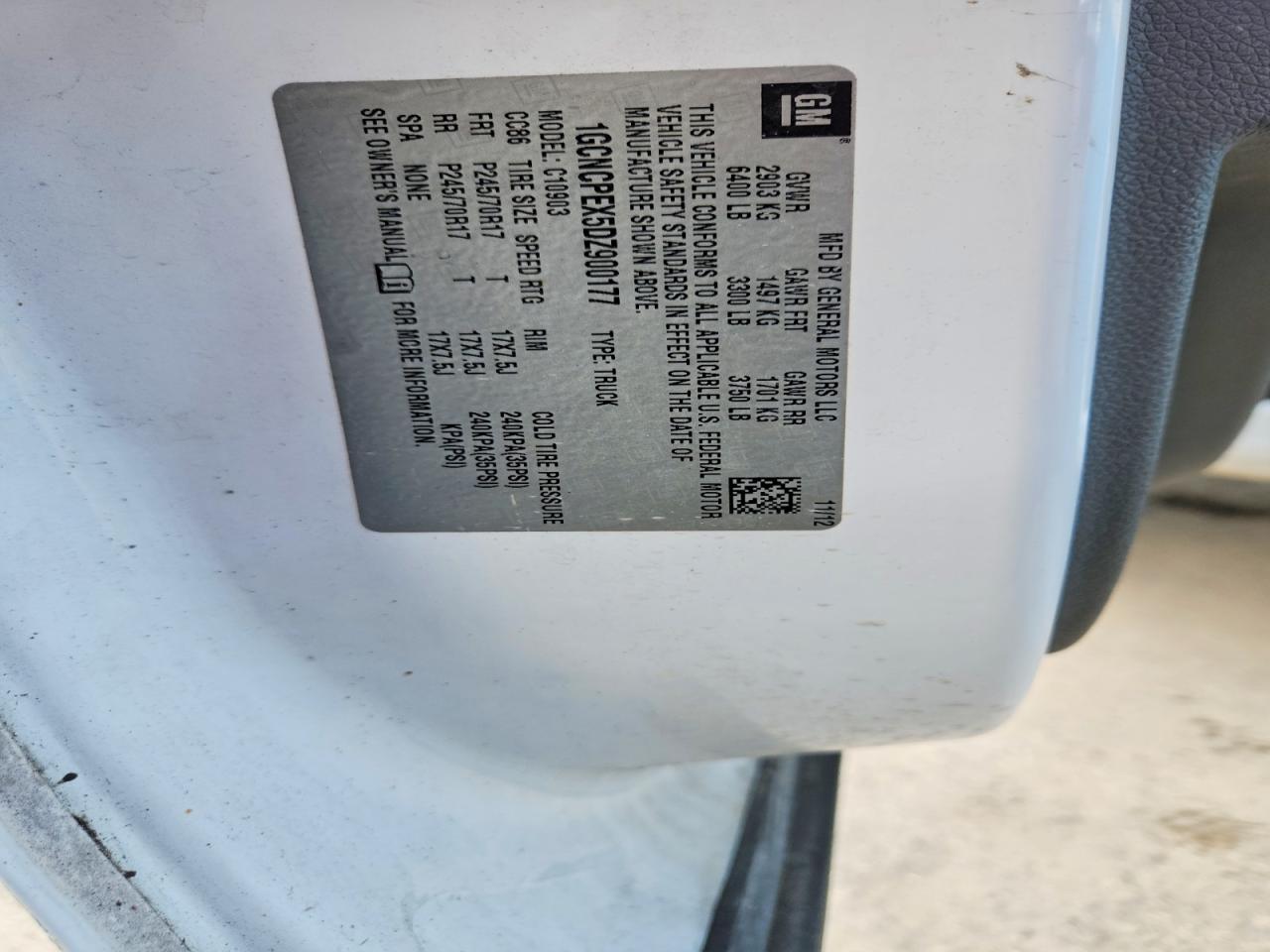 2013 CHEV Silverado VIN 1GCNCPEX5DZ900177 photo 12