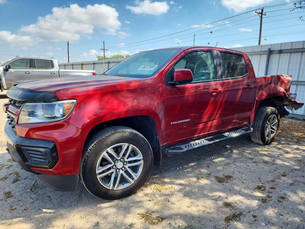 2021 Chev Colorado VIN 1GCGTBEN8M1246249 photo 1