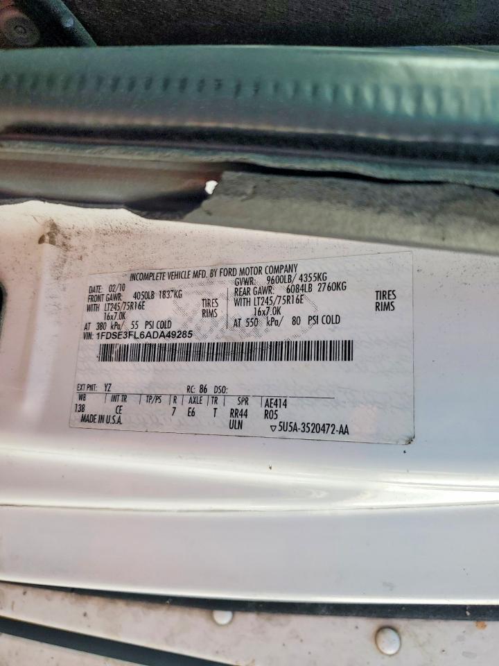2010 Ford Econoline VIN 1FDSE3FL6ADA49285 photo 10