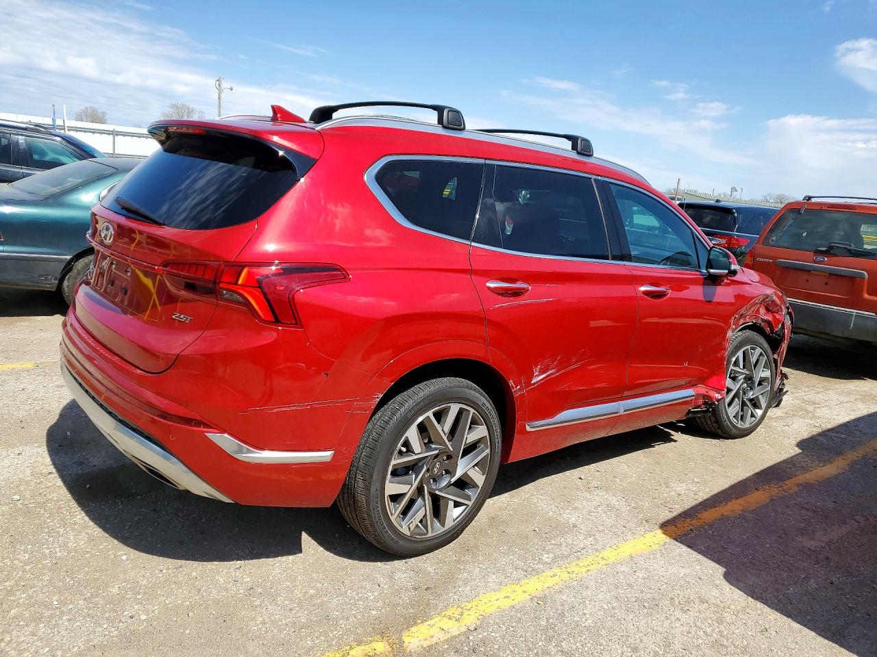 2022 Hyundai Santa fe VIN 5NMS54AL5NH413338 photo 3