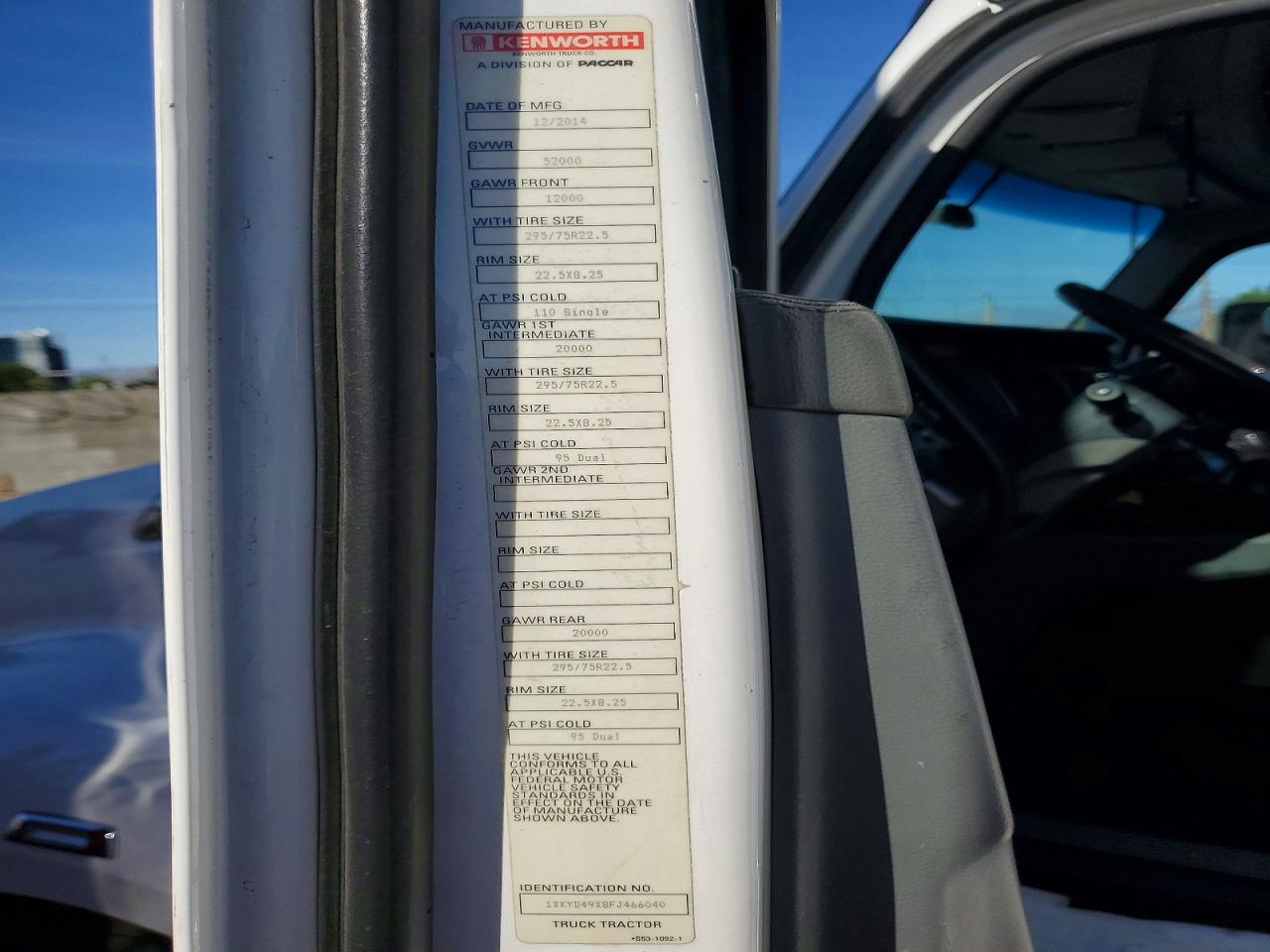 2015 KENWORTH All other VIN 1XKYD49X8FJ466040 photo 10