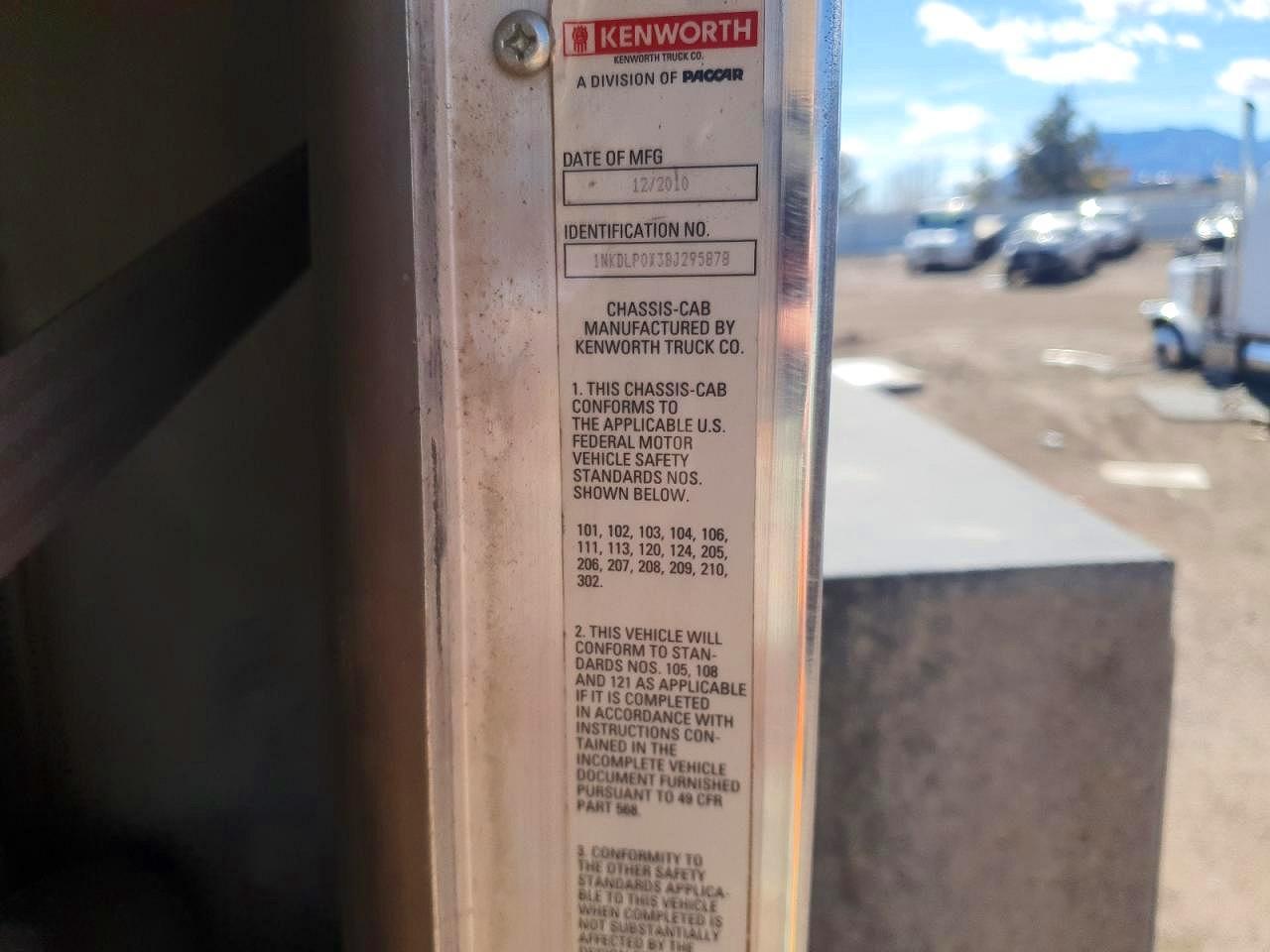 2011 KENWORTH All other VIN 1NKDLP0X3BJ295878 photo 10