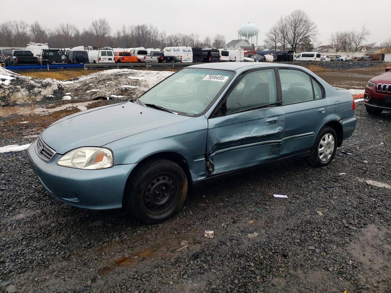2000 Honda Civic VIN 2HGEJ6616YH568395 photo 1